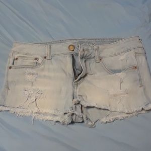 Denim shorts
